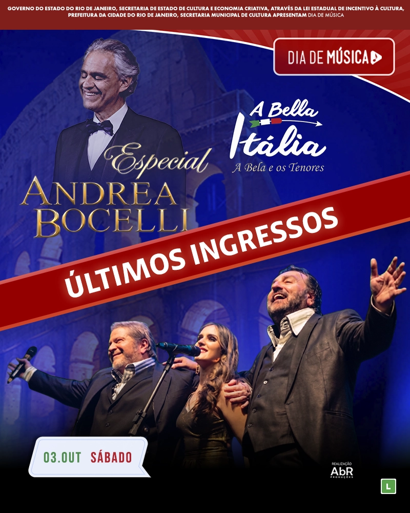A Bella Itália – Especial Andrea Bocelli
