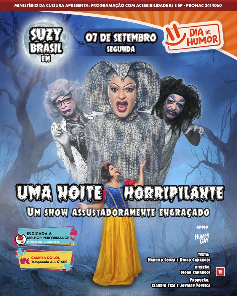 Suzy Brasil em Uma Noite Horripilante