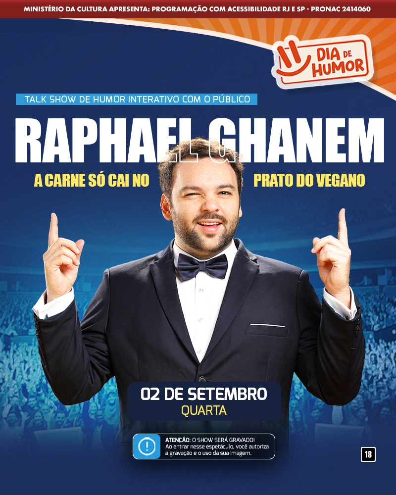 Raphael Ghanem - A Carne Só Cai No Prato Do Vegano