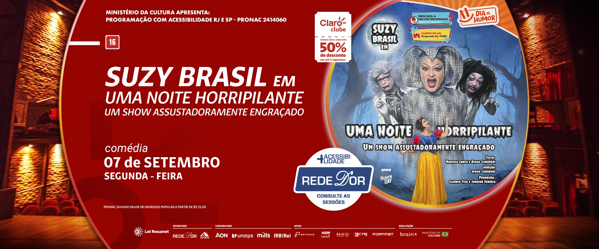 Suzy Brasil em Uma Noite Horripilante